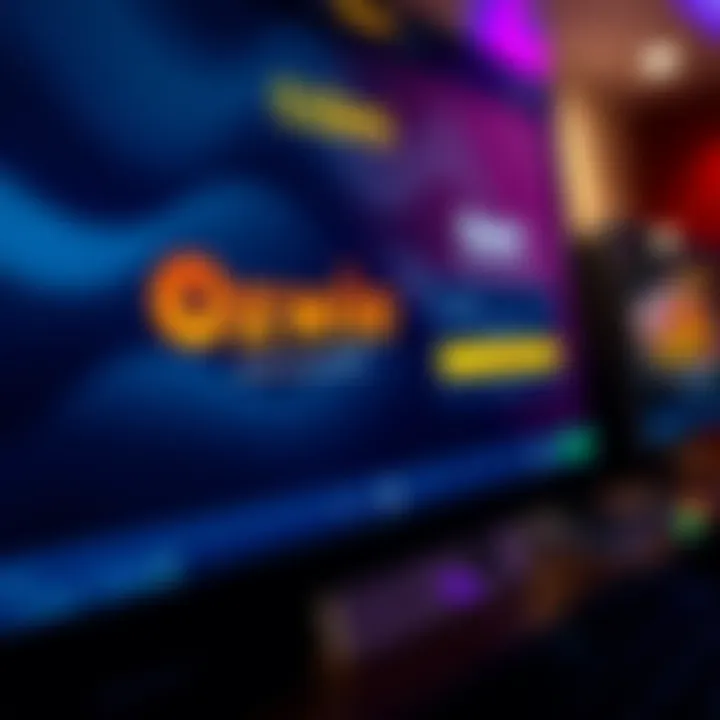 Screenshot of Ozwin casino bonus code entry interface on a computer screen