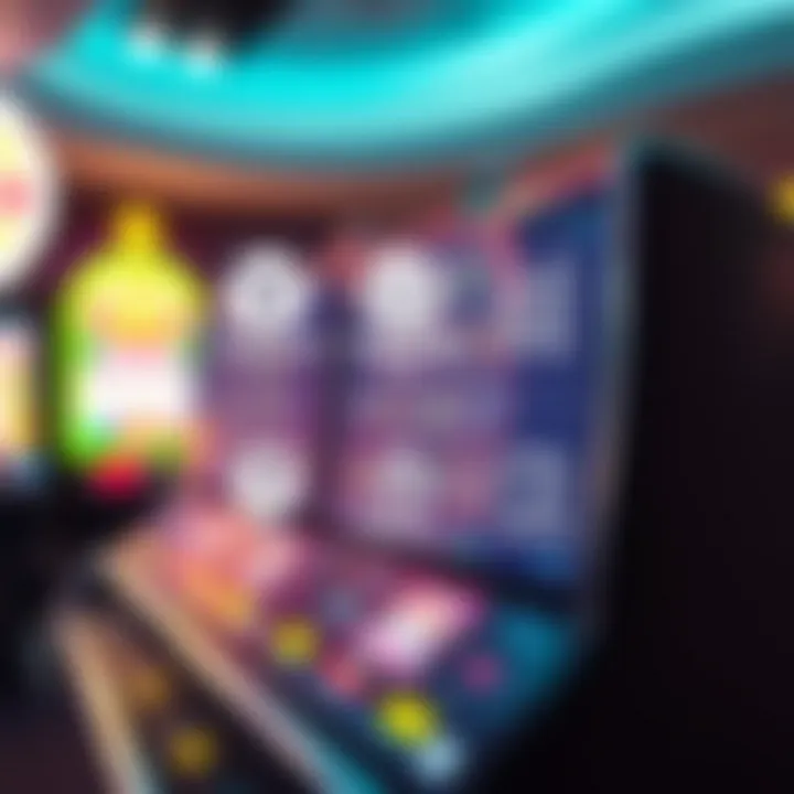 Graphic illustrating safe online gaming concepts including responsible play symbols and secure access