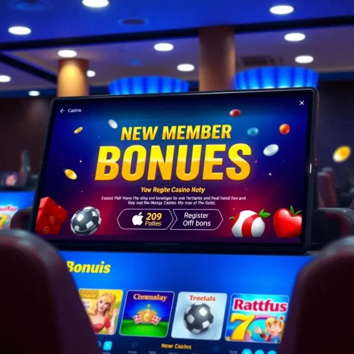 Welcome screen highlighting bonuses and promotions on Casino Ozwin for new members