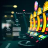 Diagram illustrating the regulatory framework governing online pokies in Australia with emphasis on licensing and compliance