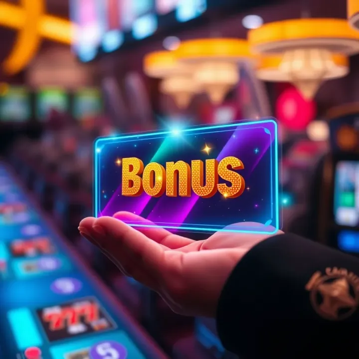 Illustration of a digital bonus code unlocking vibrant casino rewards