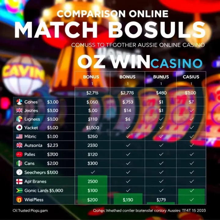 Ozwin Casino Match Bonus Explained for Aussies