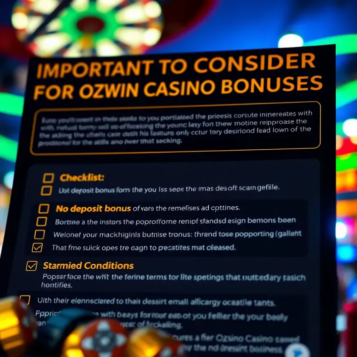 Graphic showing terms and conditions checklist for casino bonuses