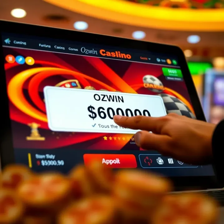 Illustration showing a digital coupon code being applied on an online casino platform