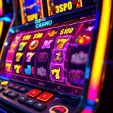Digital slot machine showcasing various vibrant spinning reels with casino symbols