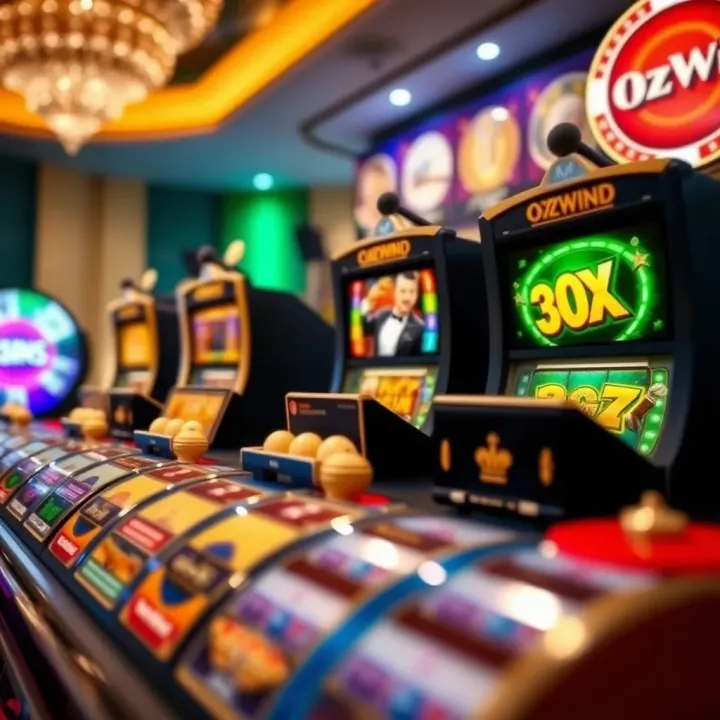 Variety of Casino Games Offered at Ozwin Casino Screenshot of diverse casino games available for play at Ozwin Casino