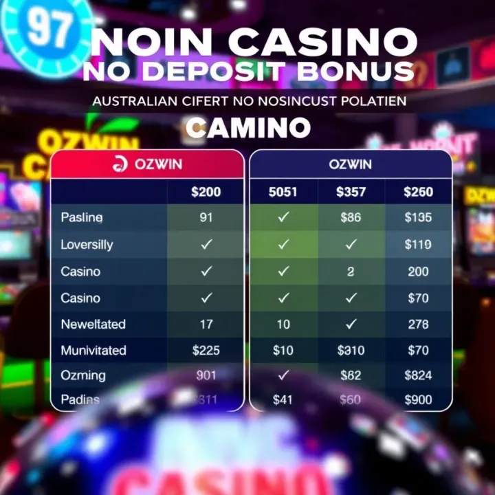 Ozwin Casino No Deposit Bonus Explained
