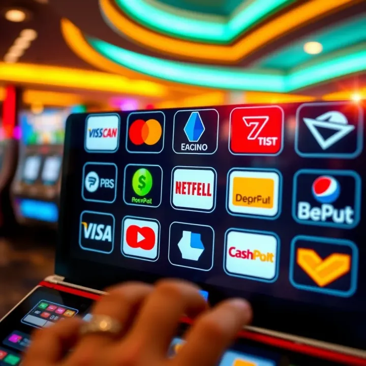 Various digital payment icons representing deposit options at Ozwin Casino
