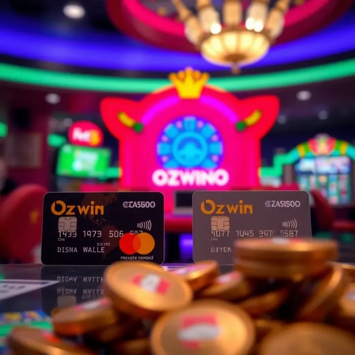 Secure and Diverse Banking Options at Ozwin Casino Secure online payment methods icons representing credit card and digital wallets