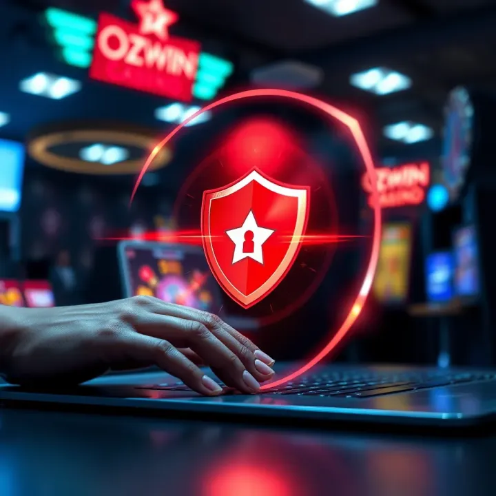 Secure online transaction with shield symbol ensuring safe withdrawals