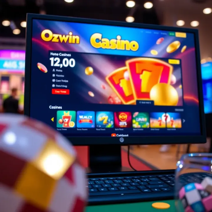 User-friendly casino platform on desktop screen optimized for Australian players