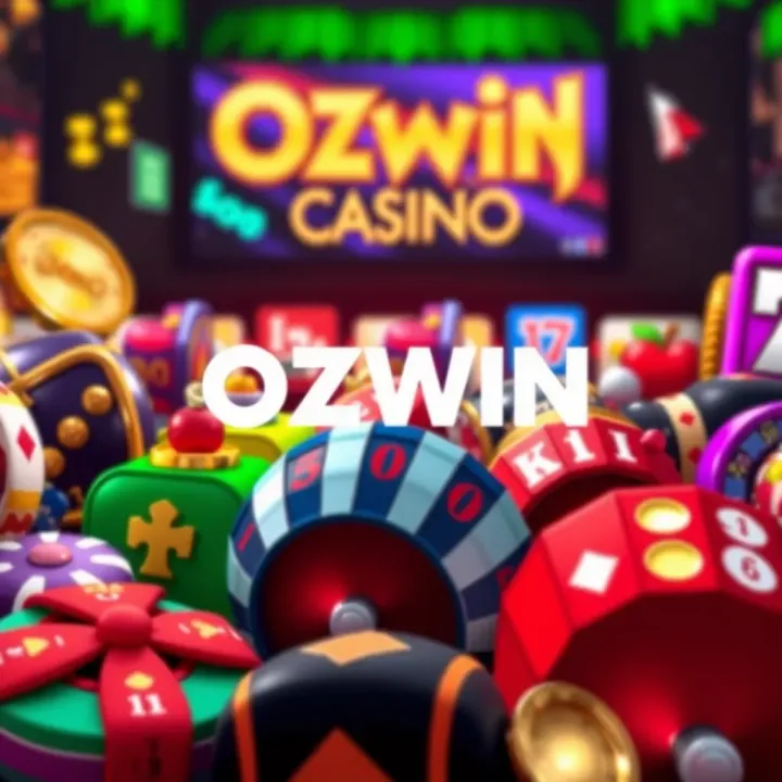 Diverse Gaming Options at Ozwin Casino Colorful casino game icons representing variety of gaming options available