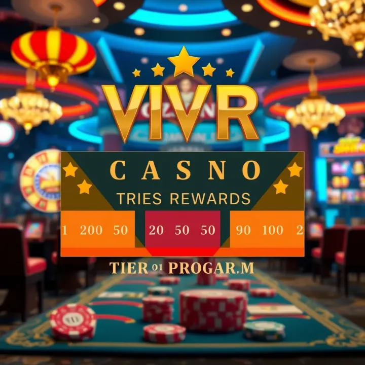 Overview of Ozwin Casino VIP Tier Rewards Illustration showing tier levels and rewards in a casino loyalty program