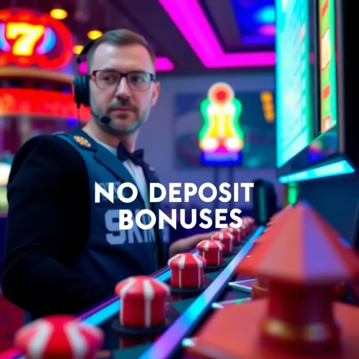 Graphic highlighting tips for safely navigating no deposit bonuses in Australian online gambling
