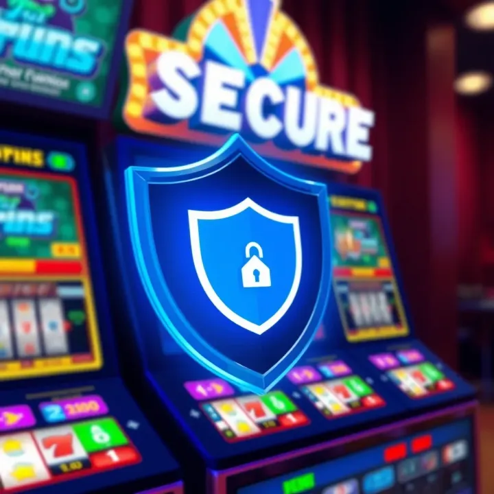 Safe and Device-Friendly Free Pokies Platforms Secure online gaming platform with a shield icon representing safety and device compatibility for free pokies