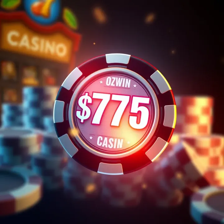 Bright casino chip and bonus code overlay symbolizing online casino bonus offer