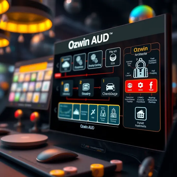 Detailed schematic illustration of Ozwin AUD architecture highlighting its main components and data flow